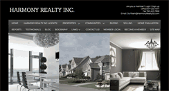 Desktop Screenshot of harmonyrealtysd.com